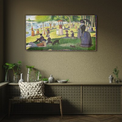 Obraz na skle La Grande Latte Seurat