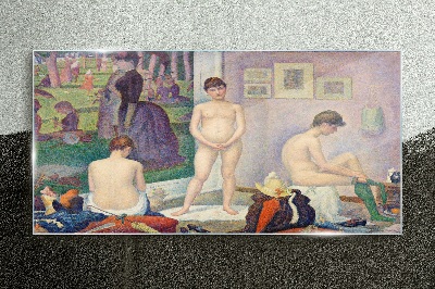 Obraz na skle Seurat modely