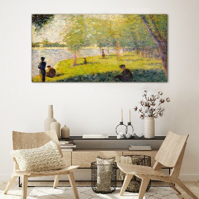 Obraz na skle Příroda strom malba