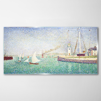 Obraz na skle Vstup do Seurat Port