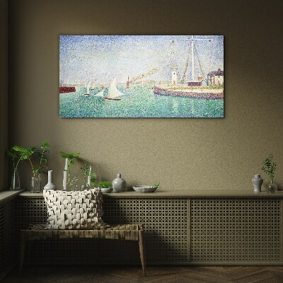 Obraz na skle Vstup do Seurat Port