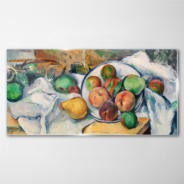 Obraz na skle Cézanne rohový stůl