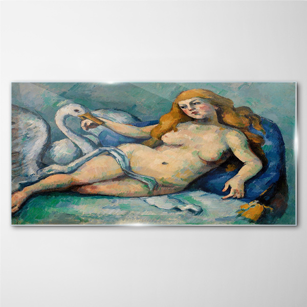 Obraz na skle Leda a Swan Paul Cézanne