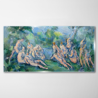 Obraz na skle Koupání Paul Cézanne