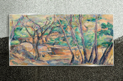 Obraz na skle Abstrakce Příroda stromů