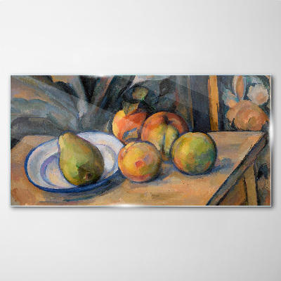 Obraz na skle Velká hruška Paul Cézanne