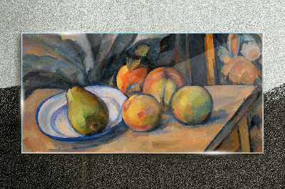 Obraz na skle Velká hruška Paul Cézanne