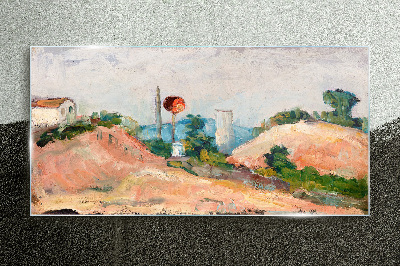 Obraz na skle Železniční řez Cézanne