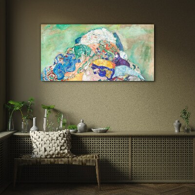 Obraz na skle Baby kolébka Gustav Klimt