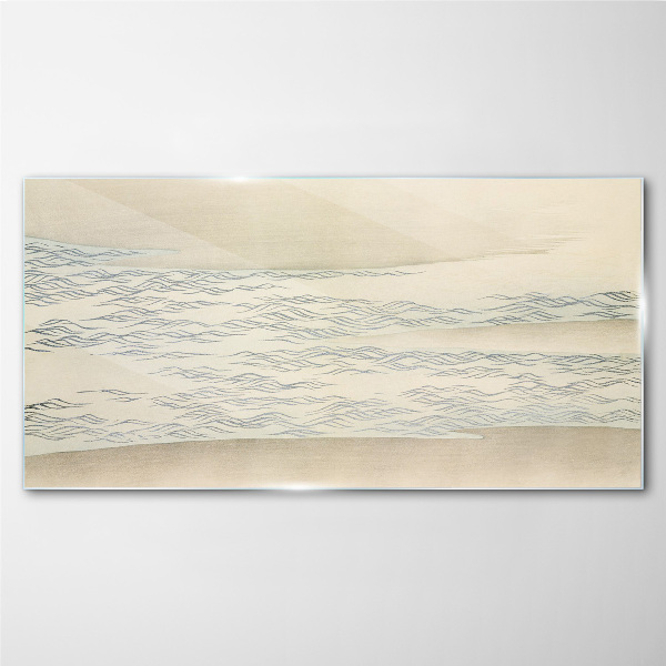 Obraz na skle Abstrakce vlny