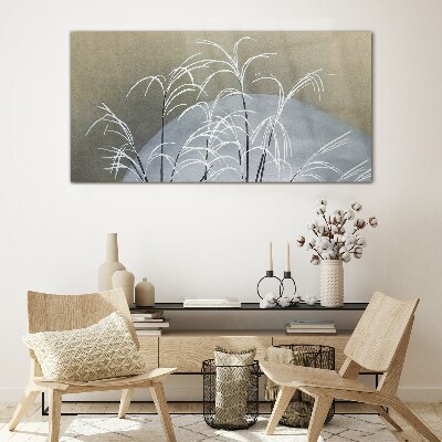Obraz na skle Abstrakce rostlinný sníh \ t
