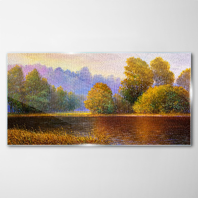 Obraz na skle Přírodní řeka