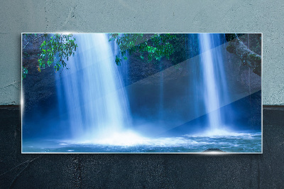 Obraz na skle Vodopádové větve vody