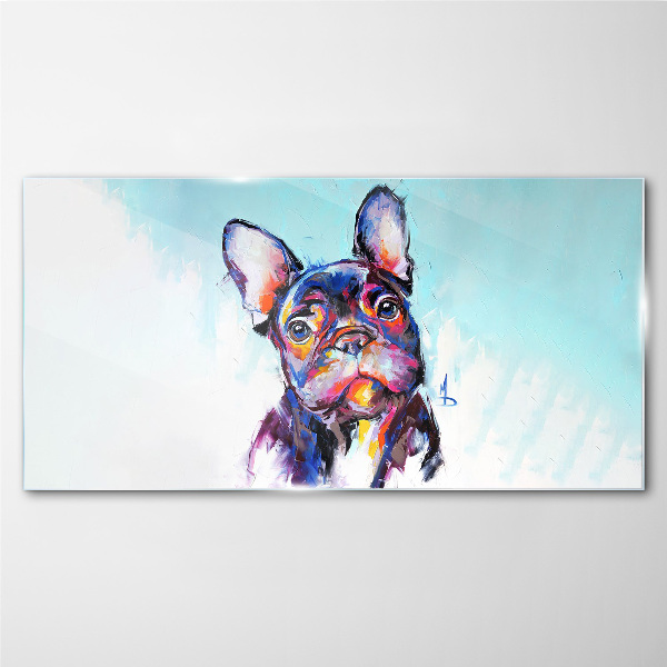 Obraz na skle Zvířecí pes abstrakce