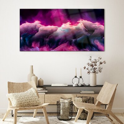 Obraz na skle Abstrakce mraky