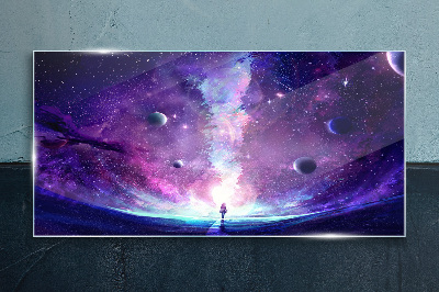 Obraz na skle Vesmírná cesta galaxií