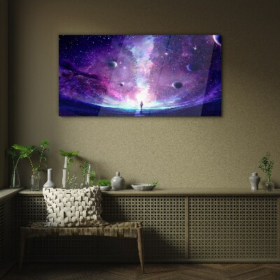 Obraz na skle Vesmírná cesta galaxií