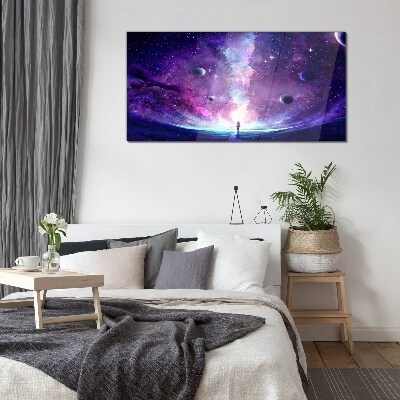 Obraz na skle Vesmírná cesta galaxií
