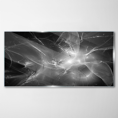 Obraz na skle Futuristické abstrakce v monochromatickém režimu