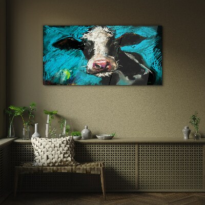 Obraz na skle Abstrakce zvířecí krávy