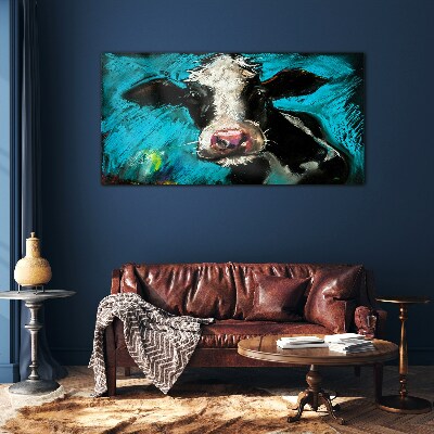 Obraz na skle Abstrakce zvířecí krávy