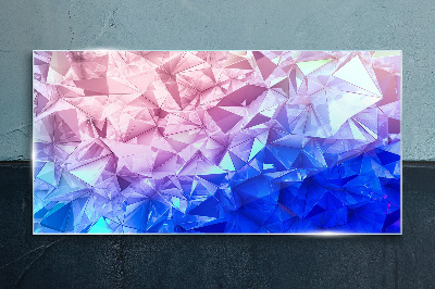 Obraz na skle Kaleidoskopické odstíny ledu