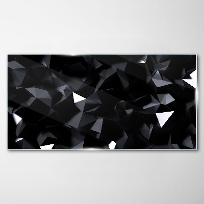 Obraz na skle Abstrakce Trojúhelníky Geometrie