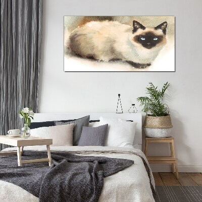 Obraz na skle Abstraktní zvířecí kočka