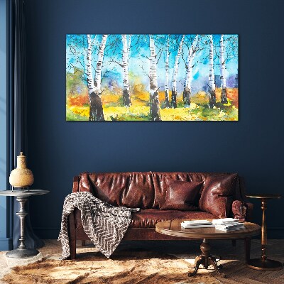 Obraz na skle Moderní les