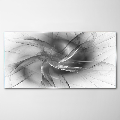 Obraz na skle Abstraktní víří v monochromatických tónech