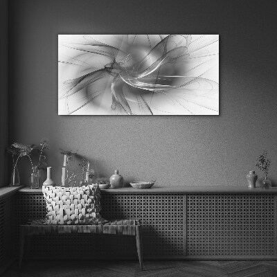 Obraz na skle Abstraktní víří v monochromatických tónech