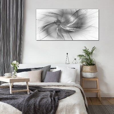 Obraz na skle Abstraktní víří v monochromatických tónech