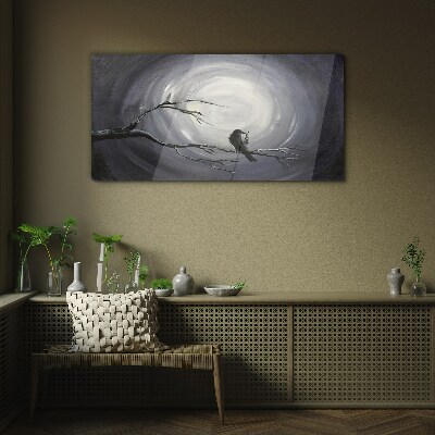 Obraz na skle Abstrakce Noční zvířecí pták