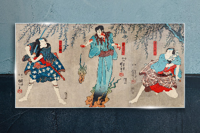 Obraz na skle Asie Kimono Samurai