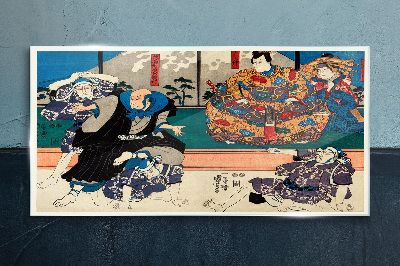 Obraz na skle Tradiční japonská scéna