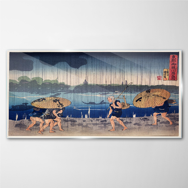 Obraz na skle Řeka asijský déšť
