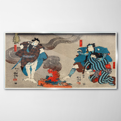 Obraz na skle Asijské tradiční samuraj