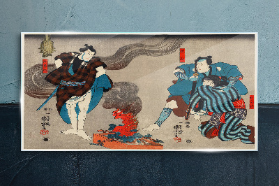 Obraz na skle Asijské tradiční samuraj