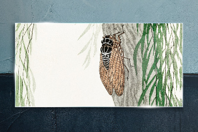 Obraz na skle Strom asijských hmyze listy