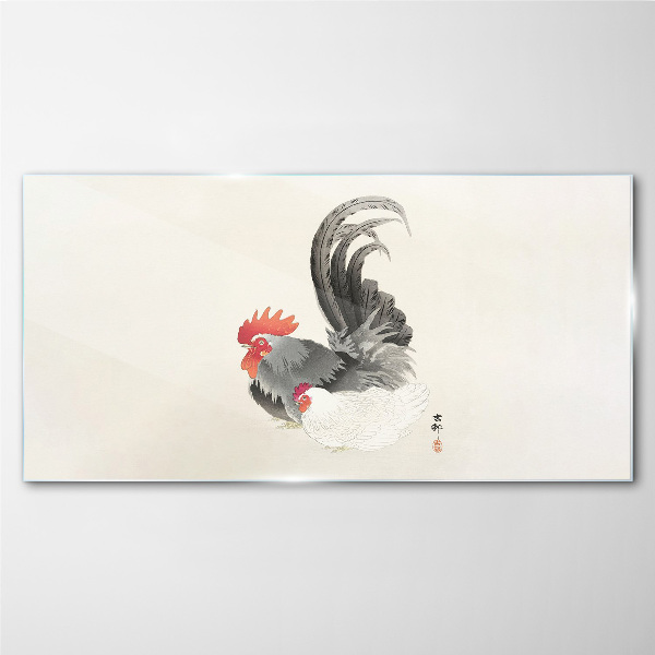 Obraz na skle Zvířecí pták kuře