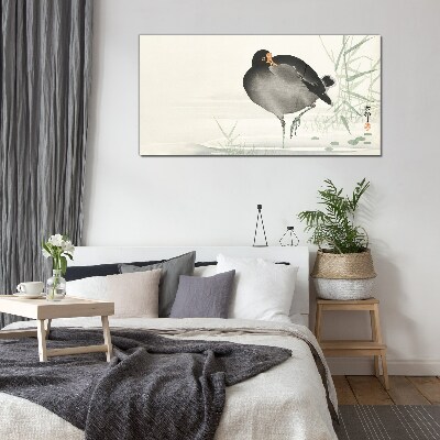 Obraz na skle Zvířecí pták voda