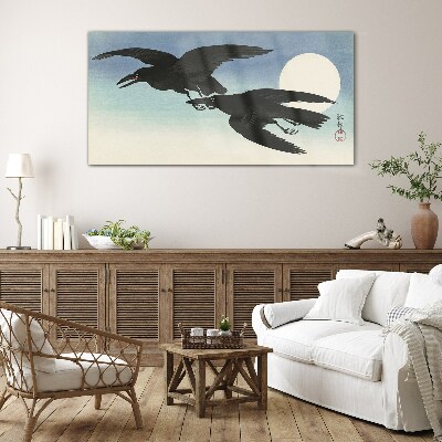 Obraz na skle Zvířecí pták krádeže obloha