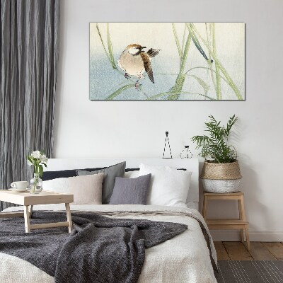 Obraz na skle Zvířecí pták vrabec