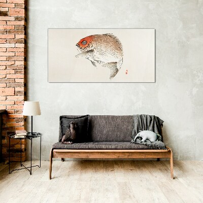 Obraz na skle Moderní zvířata ryb