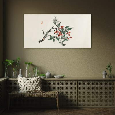 Obraz na skle Asijské květiny