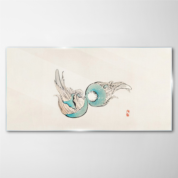 Obraz na skle Japonské Ryby Ilustrace