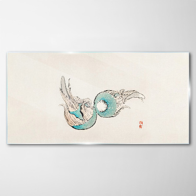 Obraz na skle Japonské Ryby Ilustrace