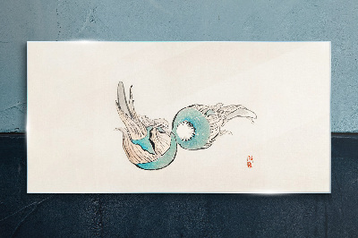 Obraz na skle Japonské Ryby Ilustrace