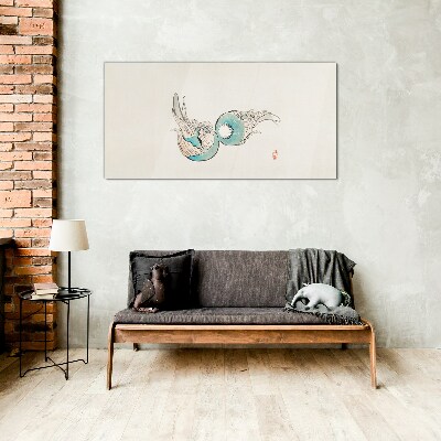 Obraz na skle Japonské Ryby Ilustrace