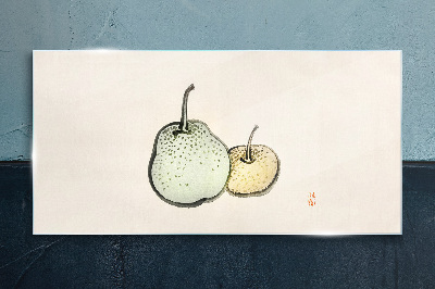Obraz na skle Abstrakce ovoce hruška